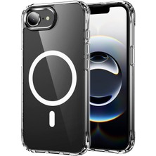 Teleplus iPhone 17E Kılıf Pc Embos Manyetik Şarj Özellikli Kapak