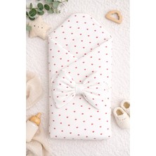 Rain Baby Bebek Kundak Kalp Desenli