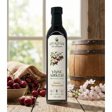 Seferihisar Köy Ürünleri Doğal Vişne Sirkesi 500 ml - Seferihisar’dan Geleneksel ve Filtresiz