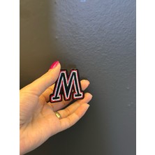 Gönülden Tasarım 7x6 cm Ütü Ile Yapışan M Harfi Arma