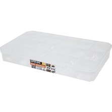 Go İthalat Mars 18 Bölmeli Şeffaf Organizer Box (5491)