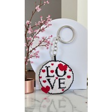 Seard Miyuki Boncuk El Yapımı Love Anahtarlık/çanta Süsü