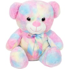 MegaSepet Mey Ithalat® Peluş Ayı Raınbow 45CM Pembe
