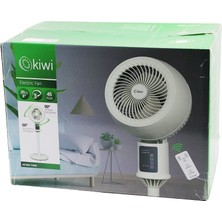 Toyigoo Kiwi KFAN-7460 8 Inç - 20CM Sirkülasyonlu Vantilatör Kumandalı - Dokunmatik Ekran 45W 3 Kad