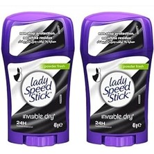 Starseven Lady Speed Stick Deodorant 1.4 Ounce Toz Taze Invisi Kuru (41 Ml) (2 Paket)