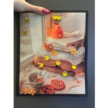 Gönülden Tasarım Kabartma Payetli Zirkon Taşlı Tasarım Arma Dikiş Aplike 24X20 cm