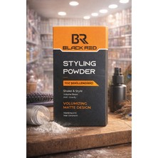 Black & Red Black Red Styling Powder Saç Şekillendirici Toz 20G | Hacim Veren Mat Görünüm | Yağlandırmaz & Gün Boyu Kalıcılık