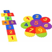 Nuveden Çok  Rakamlı 9 Parça Soft Yer Matı Karosu (4881) NVDN-RSGO34