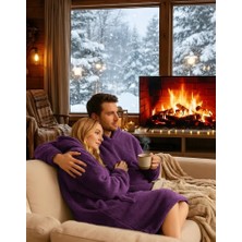 Packho Welsoft Kapüşonlu Giyilebilir Tv Battaniyesi – Unisex Oversize (1 Adet)