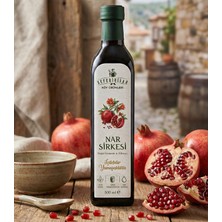 Seferihisar Köy Ürünleri Doğal Nar Sirkesi 500 ml – Katkısız, Uzun Fermentasyon ve Yumuşak Içim