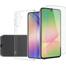 Teleplus Samsung Galaxy A37 Kılıf Kamera Korumalı Jelly Tpu Silikon + Ekran Koruyucu