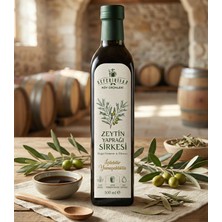 Seferihisar Köy Ürünleri Doğal Zeytin Yaprağı Sirkesi 500 ml – Katkısız, Uzun Fermentasyon ve Antioksidan Deposu