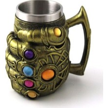 Keyfim Shop Thanos Eldiveni Avengers Kabartmalı Kupa Bardak