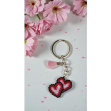 Seard Miyuki Boncuk El Yapımı Kalp Anahtarlık/çanta Süsü 1