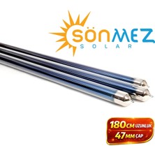 Sönmez Solar 24 Adet 180 Cm Vakum Cam Tüp (VAKUM TÜPLÜ GÜNEŞ ENERJİSİ CAMI)