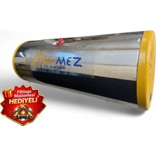 Sönmez Solar (225 Litre) Çift Cidarlı Krom Güneş Enerjisi Basınçlı Boyleri Yatık Sıcak Su Deposu