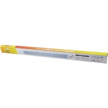 Nisaluce EAMP-107 2 Pcs 80W 120CM Kristal Bant Armatür BEYAZ=6500K Alüminyum Kapak IP20 - Y Bağlantı