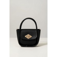 ROYAL LADYS Kadın Küçük Boy Kol Çantası Gold Zincir Askılı