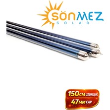 Sönmez Solar 24 Adet 150 Cm Vakum Cam Tüp (VAKUM TÜPLÜ GÜNEŞ ENERJİSİ CAMI)