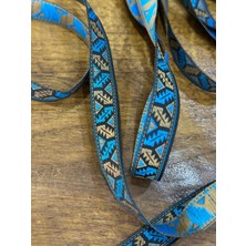 Gönülden Tasarım En 1 cm Etnik Desenli Şerit Dikiş Giyim Aksesuarı (1 Metre )