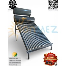 Sönmez Solar 18x Vakum Tüplü Güneş Enerjisi Sıcak Su Sistemleri (AÇIK DEVRE DOĞAL AKIŞLI)