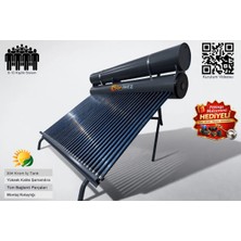 Sönmez Solar 36x Vakum Tüplü Güneş Enerjisi Sıcak Su Sistemleri (AÇIK DEVRE DOĞAL AKIŞLI)