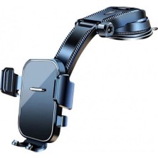 Zenvia Torpido Üstü Vakumlu Araç Telefon Tutucu  Ayarlanabilir Uzun Kollu (4887) ZNVA-GO3146