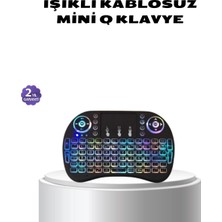 Balkan Grup Işıklı Q Klavye – Entegre Touchpad, Ergonomik Tasarım ve Türkçe Karakter Desteği