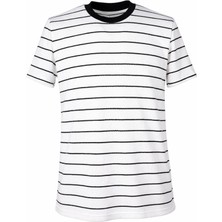 Trender Çizgili  Erkek T-Shirt 4039