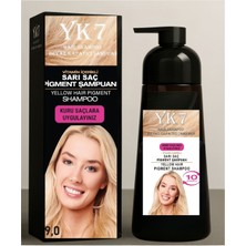 Yk7 Kozmetik Yk7  Beyaz Kapatıcı (Sarı 9.0) Şampuan 300 Ml.