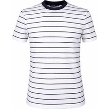 Trender Çizgili  Erkek T-Shirt 4039