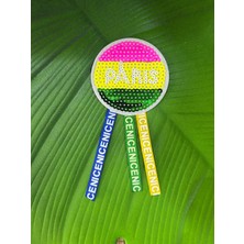 Gönülden Tasarım Ütü Ile Yapışan Püsküllü Renkli Payetli Arma Dikiş Aplike 8x8