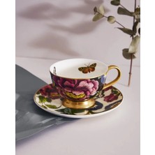 Royal Grafton Spode, Creatures Of Curiosity - Kelebekli Çay Fincanı - (Black/cream)