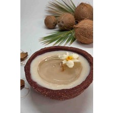 Floryn Vanilya Kokulu Hediyelik Doğal Hindistan Cevizi Mum – Masa Üstü Dekoratif Şık Tasarım