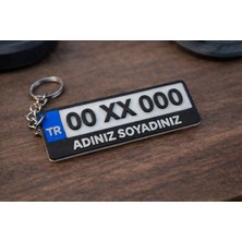 Abenova Kişiye Özel Plaka Anahtarlık | Isim Yazılı Araç Plaka Anahtarlık