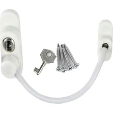 Toyigoo Beyaz Halatlı Anahtarlı Emniyet Kilit (4887) TYGRS-GO346