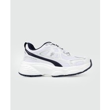 Onlo Ayakkabı FL.329 Beyaz Bağlı Yüksek Kalın Taban Kadın Yürüyüş Ayakkabı