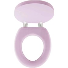 Go İthalat Pembe Yumuşak Klozet Kapak Büyük Puf 42X41 cm (5491)