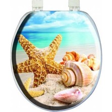 Go İthalat Lüks Desenli Yumuşak Klozet Kapak Puf (5491)