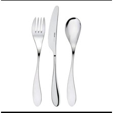 Tantitoni Hisar Özel Tasarım Aqua 36 Parça 6 Kişilik Çatal Kaşık Bıçak Takımı Elvin Home Concept