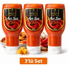 Mr Gurme Acı Sos 500 gr Chili Sos x 3 Adet