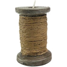 Alesta Home Alesta Home Kahverengi Makara İplik Mum 5x7cm