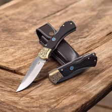 Her Detayında Doğa Var: Gravürlü Balçık Sap, N690 Çelik, Kilitli Yaylı Mekanizmalı Çakı Maceraya Hazır Mı