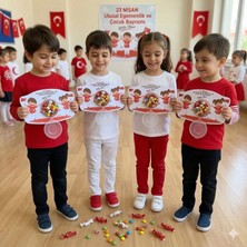 Atölye Mila 23 Nisan Ulusal Egemenlik ve Çocuk Bayramı Özel Çikolata Kutusu Konsept Hediyelik 10'lu