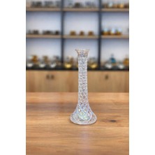 Rova Tr Royal Serisi Lüks Cam Titanyum Kaplama Vazo– Dekoratif Vazo _çeyizlik