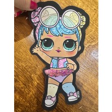 Gönülden Tasarım Pul Payetli Bebek Lolbebek Arma Dikiş Aplike 21X12 cm