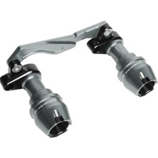 Jiekai Egzoz Koruma Takozu Metalik Gri Scooter