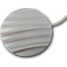 Alesta Home Döküm Yuvarlak Mıknatıslı Perde Tutucu Magnet 8x48cm - Gri, 100 cm