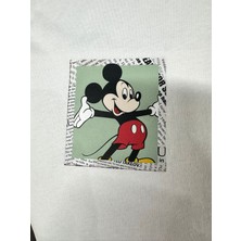 Gönülden Tasarım Ütü Ile Yapışan Tasarım Sevimli Fare Transfer Baskı Arma 10X9 cm