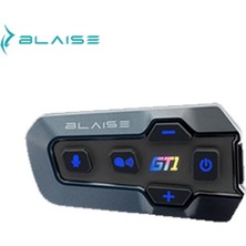 Blaise Gt1 Motosiklet Bluetooth Interkom Seti Siyah
